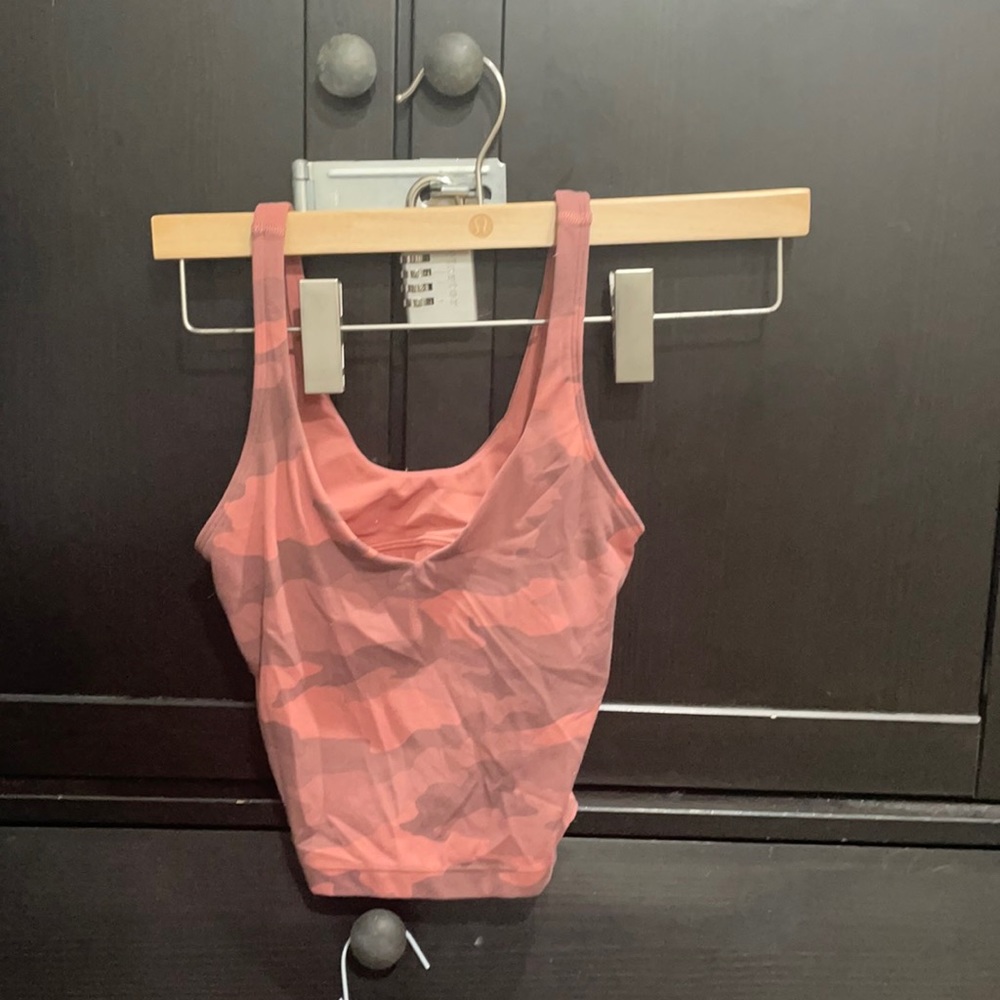 pink camp lululemon align tank
